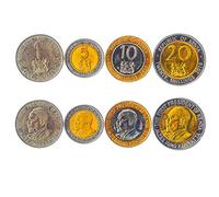 Hobby of Kings Juego de 4 Monedas de Kenia: 1, 5, 10, 20 chelines. 2005-2010
