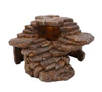 Hobby Terraristik Desert Cave 3, 23 x 22 x 15,5 cm, escondite Natural para terrarios y acuarios, Cueva Decorativa como Refugio para Reptiles, Anfibios y Peces
