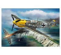 Hobbyboss-メッサーシュミット Bf109E アドルフ・ガーランド Messerschmittbf109e Kit de Modelo de plástico, Color sin Pintar, 1:18 (81809)