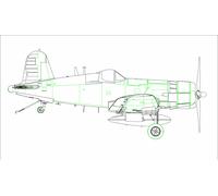 Hobbyboss 80392 - 1:48 F4U-7 Corsair Francés Azul Marino- Nuevo