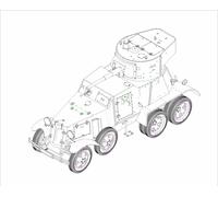 Hobbyboss 83839-1 :3 5 Soviético BA-6 Armor Car Nuevo