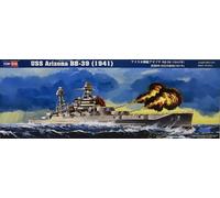 Hobbyboss 86501 Barco USS Arizona BB-39 1941 1:350 Maqueta Kit Nuevo