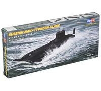 Hobbyboss- Azul Marino 1:700-Submarino de Clase Typhoon Ruso, Color Negro, Mittel (87019)