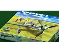 Hobbyboss 1: 48 Escala Kit de modelo "FOCKE-WULF fw190d-13 (Gris) , color/modelo surtido