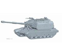 Hobbyboss HBB82928 1:72-2S19-M2 Kit de Escala de obús autopropulsado, sin Pintar