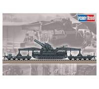 Hobbyboss 82961 - 1:72 Alemán KARL-GERAET 040/041 en Transportador Ferroviario
