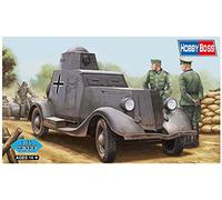 Hobbyboss-Soviet Armored Car Nizhny Novgorod Kit de Modelo de plástico Soviético Ba-20M, Color Transparente, 1: 35 Scale (HY83884)