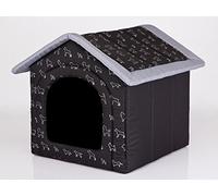 Hobbydog Doggy R2 BUDCWP14 Caseta para Perros, tamaño 2, 44 x 38 cm, Tejido Codura Duradero, Resistencia a los arañazos, Producto EU, S, Negro, 700 g