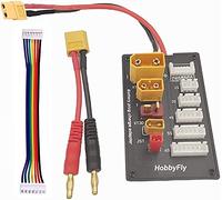 HobbyFly XT30 XT60 XT90 JST T Conector Lipo Cargador de Batería Tablero 2-6S Tabla de Carga de Equilibrio Paralelo para Imax B6 B6AC IDST Q6 Lite Balance Charger
