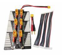 HobbyFly XT90 Junta de carga RC Lipo Paralelo Cargador de batería Lipo 2S-8S Placa Adaptador de carga equilibrada paralela XT90 Plug para icharger 308duo 4010duo