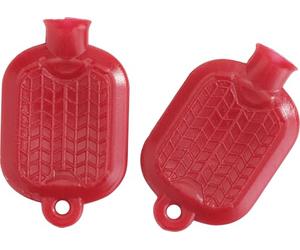 HobbyFun Bolsa de agua caliente en miniatura, 2 unidades, material suave, ahorra espacio, figura en miniatura, paisaje en miniatura, mundo en miniatura