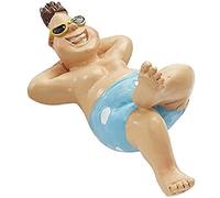 Hobbyfun Figura Decorativa, 6 cm, diseño de bañista de Vacaciones para Colocar Sobre Tumbona