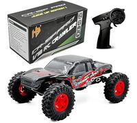 HobbyPlus CR-18P PRO Juice Up Edition RTR con HBW Electronics, 2.4GHz 4CH TX - Control remoto Crawler, RC Rock Crawler 1/18 Full Lock 4WD Off-Road para adultos (rojo (HBP1810360-JURD))