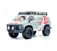 HOBBYPLUS CR18P EVO 2 RockVan RC Crawler - Mini chenille RC a escala 1/18 con transmisión de dos velocidades, engranajes completamente metálicos, plataforma EVO avanzada, listo para usar, estilo