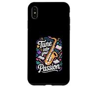 Hobbys Saxofón Tune into Your Passion Carcasa para iPhone XS MAX