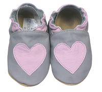 HOBEA-Germany Scarpe per Bambini e Bambine in diversi modelli (26/27 EU, Corazón Gris)