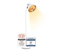 Hoberg Calentador infrarrojo con calentador de carbono, 2000 W, eléctrico, con 3 niveles de calefacción y mando a distancia, calentamiento rápido y calor dirigido, para interior y exterior,