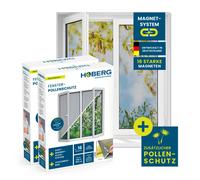 Hoberg Mosquitera Protección de Insectos Ventana 2er Set 150x130 CM