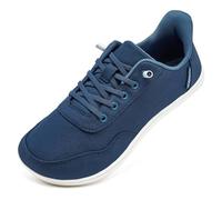 HOBIBEAR Zapatos descalzos anchos unisex sin manos para mujer y hombre, zapatos descalzos, minimalistas, al aire libre, para correr, caminar, marine, 46 EU Ancho