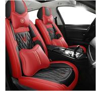 HOBIVA Fundas de asiento de coche universales para Kia All Models Ceed Sportage Sorento Rio Optima Cerato K2 K3 K4 K5 accesorios de coche, color negro y rojo