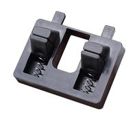 Hobngmuc Accesorio de soldadura de alambre eléctrico, soporte de electrodo portátil para soldadura, abrazadera de soldadura de cable multifuncional compacta precisa para reparación de automóviles