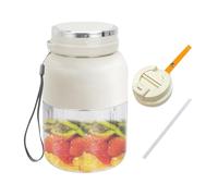 Hobngmuc Batidora para Smoothies, Pequeña Batidora Eléctrica para Smoothies, Taza para Zumos Recargable Sin Cables para Uso en Gimnasio, Viajes, Hogar, Cocina, Oficinas y al Aire Libre