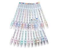 Hobngmuc Bolígrafo Gel Acrílico 3D | Rotuladores de Tinta en Gel para Colorear para Adultos,Marcadores Base Agua para Arte de Dibujo y Coloreado en Papel Madera Piedra Lienzo