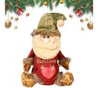 Hobngmuc Bolsas de regalo de Navidad, bolsa de Papá Noel, muñeco de nieve, reno, fruta, bolsa de almacenamiento reutilizable con cremallera para frutas, caramelos, aperitivos, vacaciones, fiestas