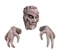 Hobngmuc Caras De Árbol Espeluznantes, Escultura Decorativa De Rostro Espía Arbóreo, Arte En Resina Realista 3D Figuras De Mirada para Jardín Accesorios De Fiesta para Jardín, Entrada, Terraza Y