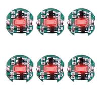 Hobngmuc Iluminación LED con Control Magnético - 6 Luces LED para Maquetas, Inalámbricas | Kit De Iluminación Manual para Figuras De Anime | Chips De Luz 1.3x1.3cm De Fácil Instalación para Dioramas