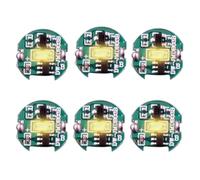 Hobngmuc Iluminación LED con Control Magnético - 6 Luces LED para Maquetas, Inalámbricas | Kit De Iluminación Manual para Figuras De Anime | Chips De Luz 1.3x1.3cm De Fácil Instalación para Dioramas