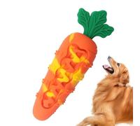 Hobngmuc Juguetes Masticables para Perros, Juguete Interactivo para Perros En Forma De Zanahoria, Producto Resistente para Cachorros Que Mantiene Ocupados En Exterior Interior Y Viaje