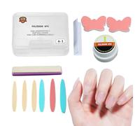 Hobngmuc Kit de pulido y brillo de uñas, de pulido de uñas y herramientas de pulido, equipo de manicura, fortalecedor de uñas para mujeres, estudio, salón, sala de estar, baño