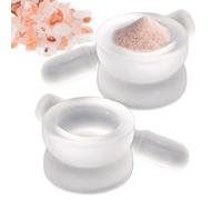 Hobngmuc Mortero Con Maja | Mortero De Vidrio Para Triturar Pastillas Y Moler | Utensilios de Cocina Portátiles para Ajo Nueces Guacamole Pasta de Curry Polvos de Condimentos Pesto,Para Polvos Nueces