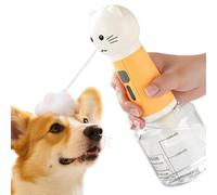 Hobngmuc Pulverizador de Jabón para Perros - Pulverizador de Baño Eléctrico para Perros Cargado por USB,Accesorio de Baño para Mascotas con Espuma Automática para Uso Diario en Casa Jardín Patio