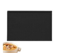 Hobngmuc Tapete De Silicona Para Secar En La Cocina, Tapete Escurridor De Cocina Para Mostrador O Fregadero, Escurreplatos De Silicona Compacto, Resistente Al Calor, Antideslizante (30x45cm)