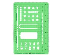 Hobonichi - Plantilla básica Hobonichi para cuaderno de papelería original, accesorios para cuaderno, importación de Japón