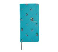 Hobonichi Techo 2025 Weeks [Inglés/Tamaño alto y delgado/inicio de enero/planificador] Lazo y corbata: Cereza
