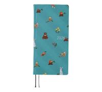 Hobonichi Techo 2026 Weeks MEGA Bow & Tie: En la Selva (inglés, alto, inicio de enero)