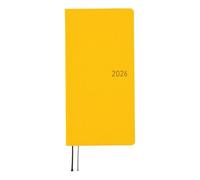 Hobonichi Techo 2026 Weeks MEGA - Colores: amarillo luna llena (inglés, alto y delgado, inicio de enero)