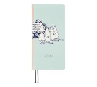 Hobonichi Techo 2026 Weeks - Moomin: To the Outdoor Dance Hall (inglés, alto y delgado, inicio de enero)