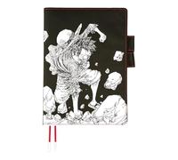 Hobonichi Techo A5 - Funda para agenda de One Pieza: sombrero de paja, color negro