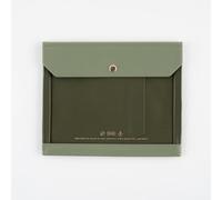 Hobonichi Techo Accessories - Alettone: Oliva (portadocumentos/se adapta a A5 HON)