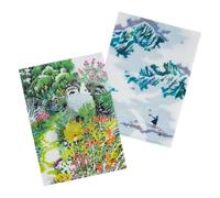 Hobonichi Techo Accessories iyo okumi: Hobonichi - Juego de 2 carpetas transparentes para tamaño A5 (iyo okumi)