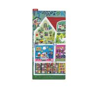 Hobonichi Techo Accessories Yumi Kitagishi: Tablero de lápices Hobonichi para semanas (condominio animal)