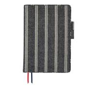 Hobonichi Techo Cousin Cover [solo funda A5] Tela forrada: sarga (azul marino x gris)