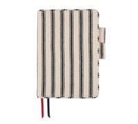 Hobonichi Techo - Funda original para planificador, solo funda A6, tela forrada: espiga (marfil x negro)