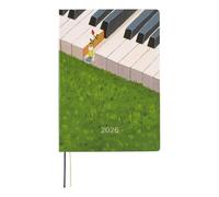ほぼ日 Hobonichi Techo HON A5 2026 - Hiroko Kubota: Waiting on the Chord (Inglés, planificador de inicio de enero)