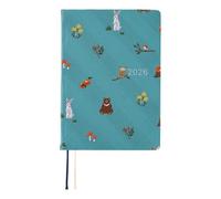 Hobonichi Techo HON A6 2026 - Bow & Tie: In the Forest (Inglés, planificador de inicio de enero)