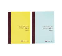 Hobonichi Techo - Libro original 2025 [japonés/A6/inicio de enero/lunes inicio/6 meses x 2 libros/planificador]
